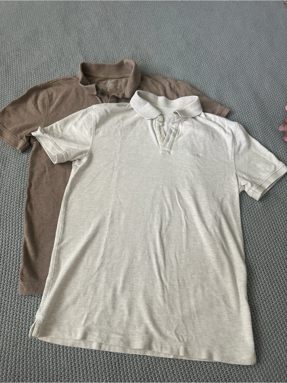 Banana Republic Organic Cotton Pique Polo Lot of 2 Size Small